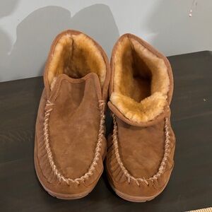 L.L. Bean Tan Suede Loafers